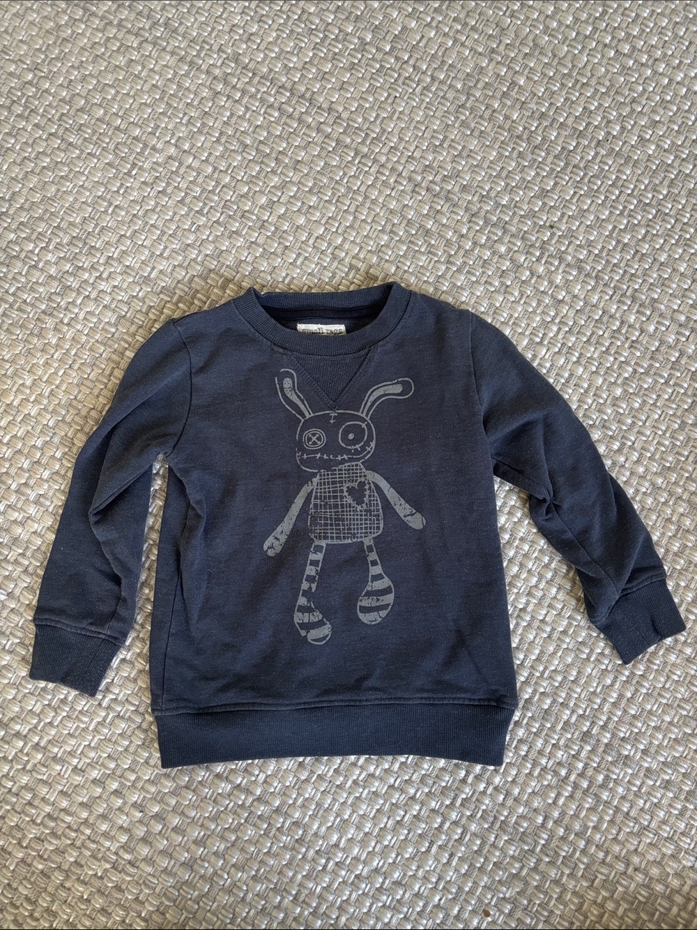 Kids Navy Bunny Graphic Sweatshirt - Unbranded